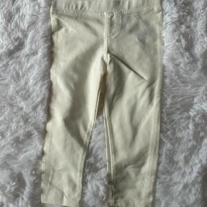 Cream and White Trousers